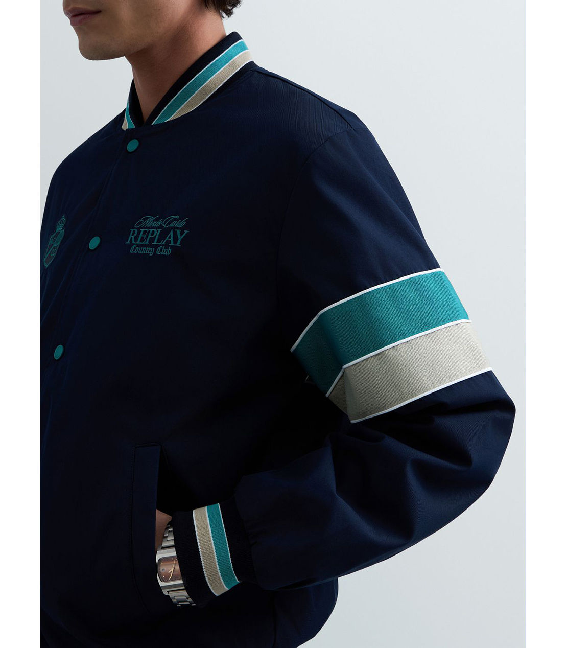 REPLAY &times; Monte Carlo Country Club ボンバージャケット 詳細画像 ネイビー 6